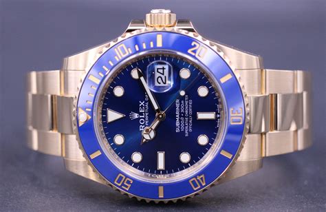 rolex 18k sapphier|Rolex submariner 126618lb.